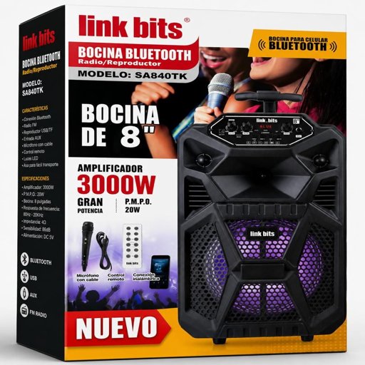 مكبر صوت بلوتوث Link Bits SA840TK