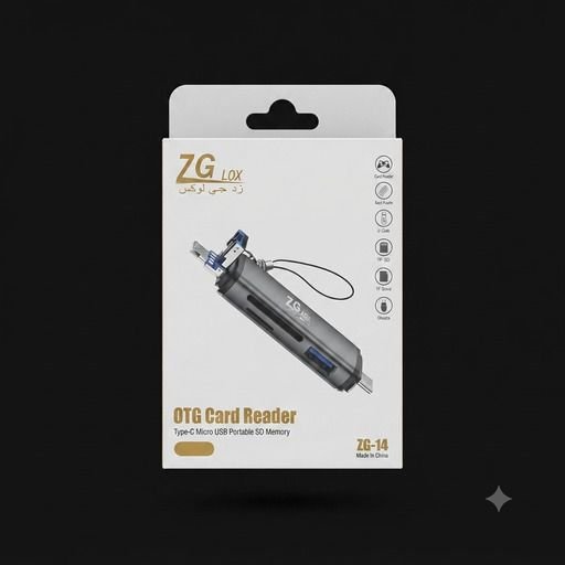 قارئ ذاكرة OTG متعدد  ZG-14