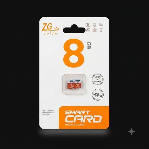 ذاكرة تخزين مايكرو SD 8GB