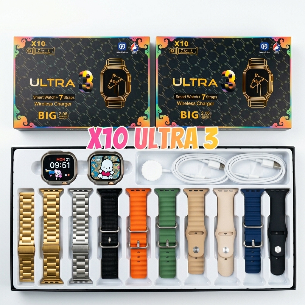 ساعة ذكية X10 Ultra 3